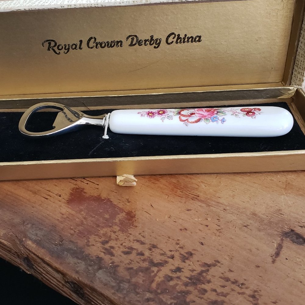 Vintage Royal Crown Derby Bottle Opener